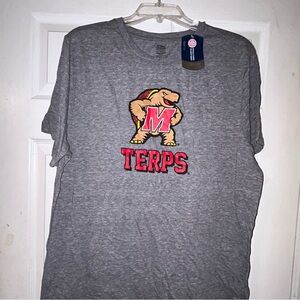 🐢🏟️ University of Maryland Terrapins Triblend Marquee TERPS Shirt 🏟️🐢
